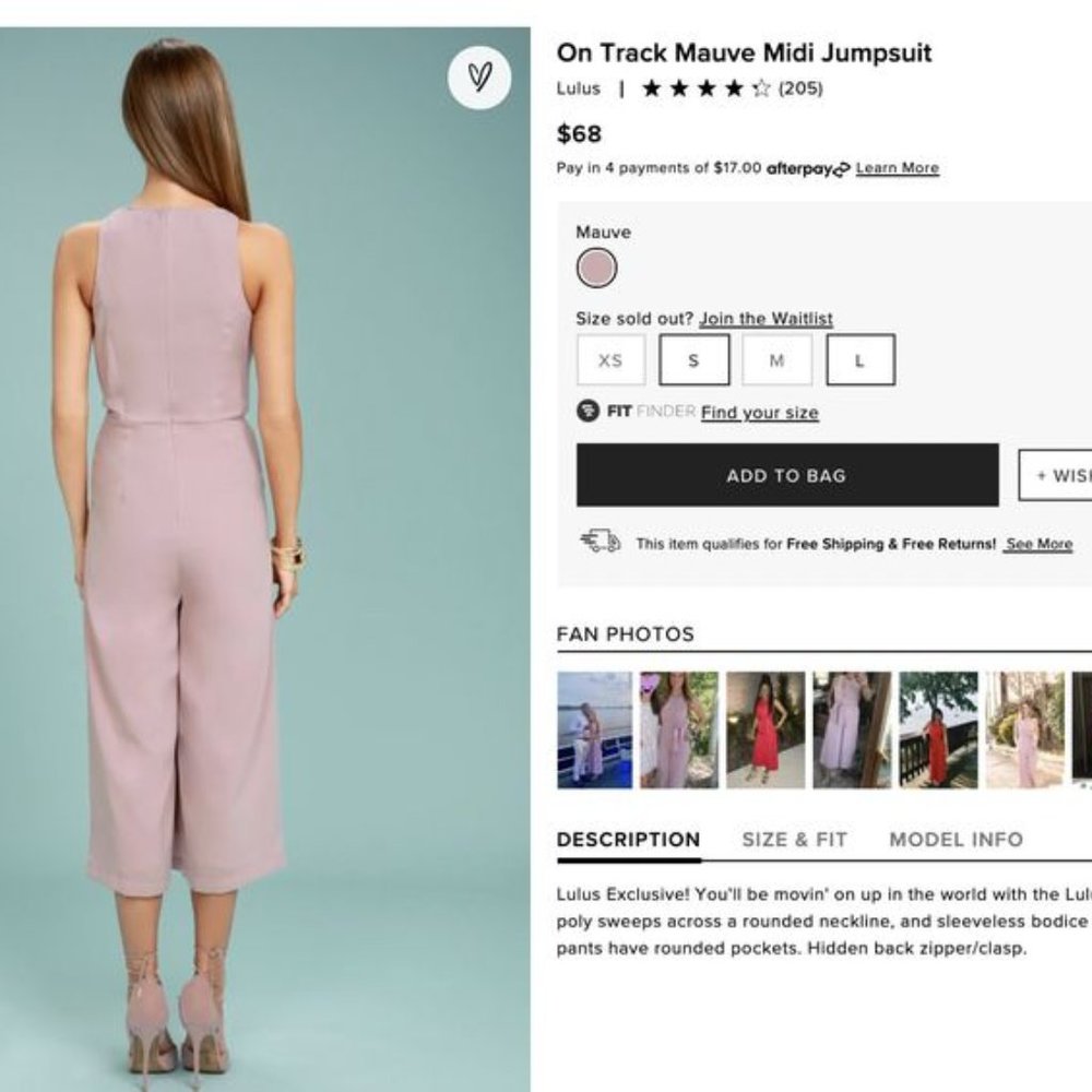 Lulu's On Track Mauve Midi Jumpsuit - image 3